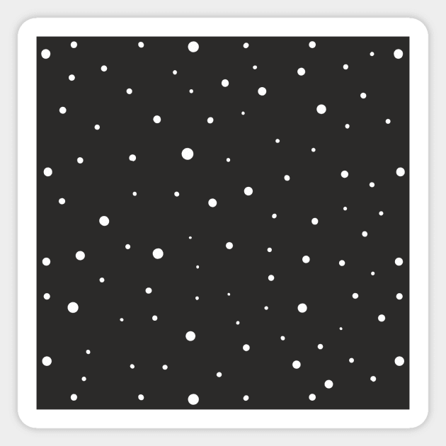 Dots black and white Sticker by FrauK